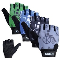 Mens Wheelchair Gloves Fingerless Cycling Gloves with Anti-Slip Grip Padded New