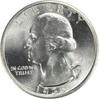 1935-S Washington Silver Quarter Choice BU+ Uncertified #210