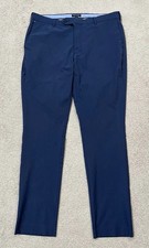 Peter Millar Pants Mens 35-36 X 32 Blue Crown Crafted Golf Surge Performance