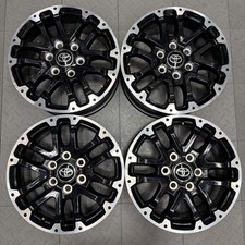 TOYOTA TUNDRA 18" FACTORY BLACK AND MACHINED OEM RIMS WHEELS 426110C340 75273