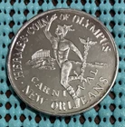1981 Krewe of HERMES / Puppet w/no strings  .999 FINE SILVER Mardi Gras Doubloon