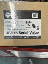 NEW Sealed SIIG USB to Serial Adapter RS-232 9-Pin DB9 JU-000061-S1