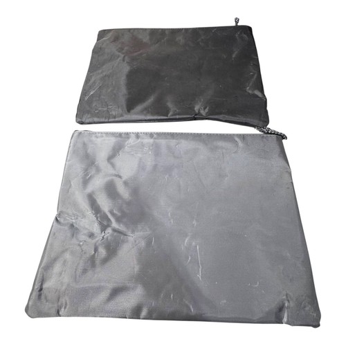 Star Alliance Reisetasche 2er Set schwarz grau Nylon Reißverschlusstasche LEER Amenity - Bild 4 von 10