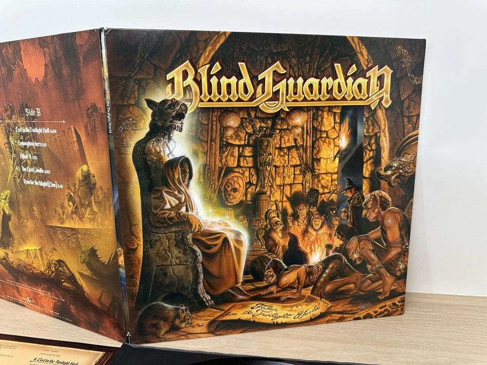 Blind Guardian Tales From The Twilight World Remastered Vinyl LP w/ Lyrics Sheet - Image 4 of 4