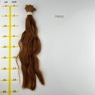 Europäisches Echthaar Rohhaare lichtblond mind.100Gr 35-40cm - 35032525A
