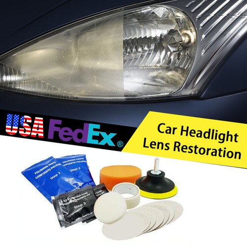 Headlight Cleaner Car Truck Suv Lens Restoration Polish Removes Stain/ Oxidation