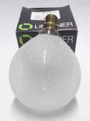 Lindner Bulb 60w B22 240v 2000h Globe Lamp Light G120 Crystal Natural Nos German