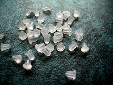 24 pc Earring Soft Backs Stoppers Replacement for Studs or Secure Hook Earring