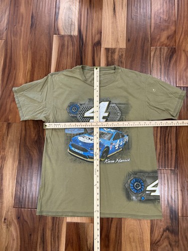 Kevin Harvick Busch Beer Stewart-Haas NASCAR T-Shirt Dark Gray Large L Number 4 - Picture 7 of 12