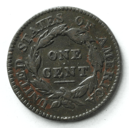 Centavo grande cabeza corona 1817 1c un centavo N-4 - Imagen 2 de 2