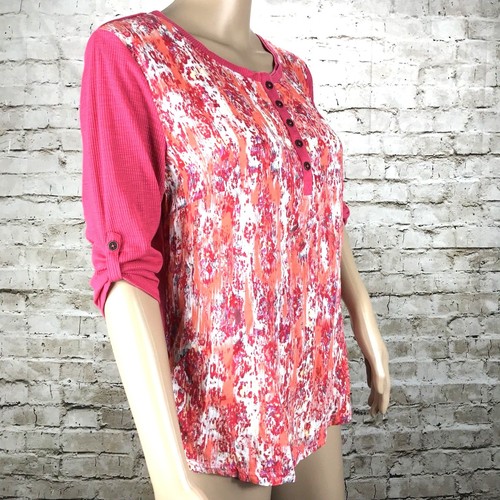 Bit & Bridle Women's Shirt Size Small S Pink 3/4 Sleeve Tunic Pullover Top NWT - Picture 11 of 11