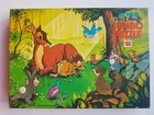 Vintage Bambi 60's/70's Jigsaw Puzzle 20 Pieces Jumbo Disney Netherlands RARE