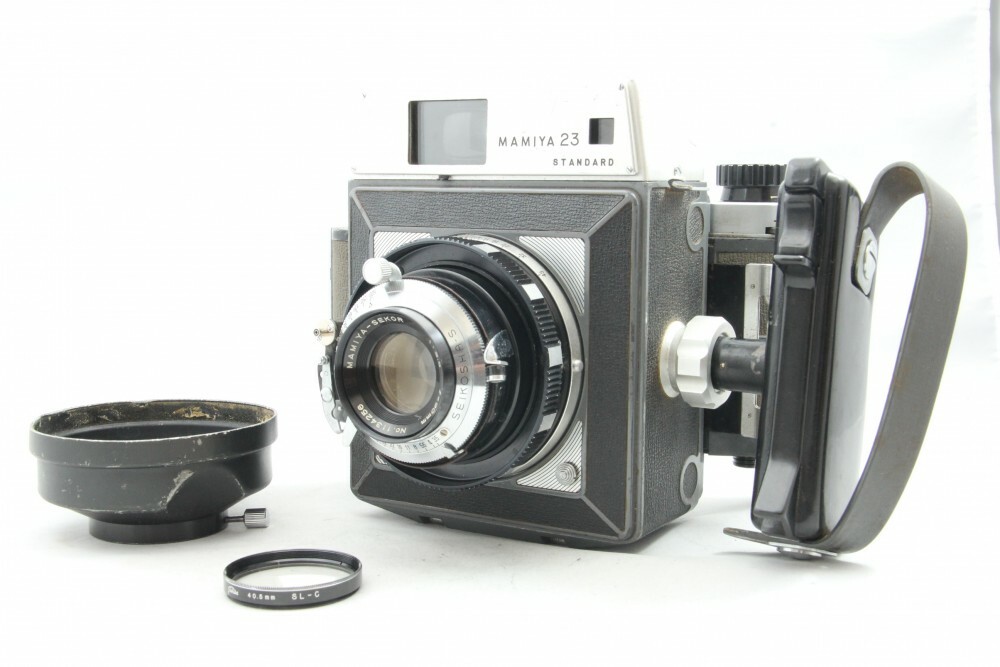 現状品 マミヤ Mamiya Press STANDARD 90mm f/3.5 Excellent Mamiya Standard 23 Camera w/90mm F3.5 and 6x9 Film