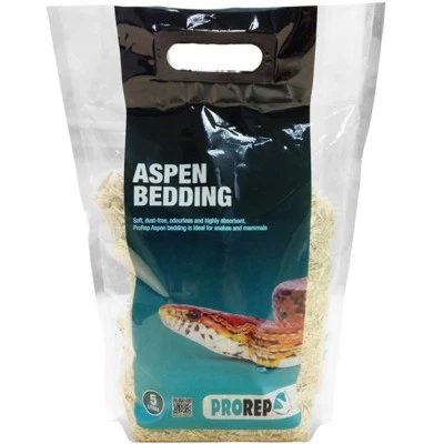 PROREP Pro Rep Aspen Snake Bedding Soft Dust Free Reptile Vivarium Substrate 10L, 25L