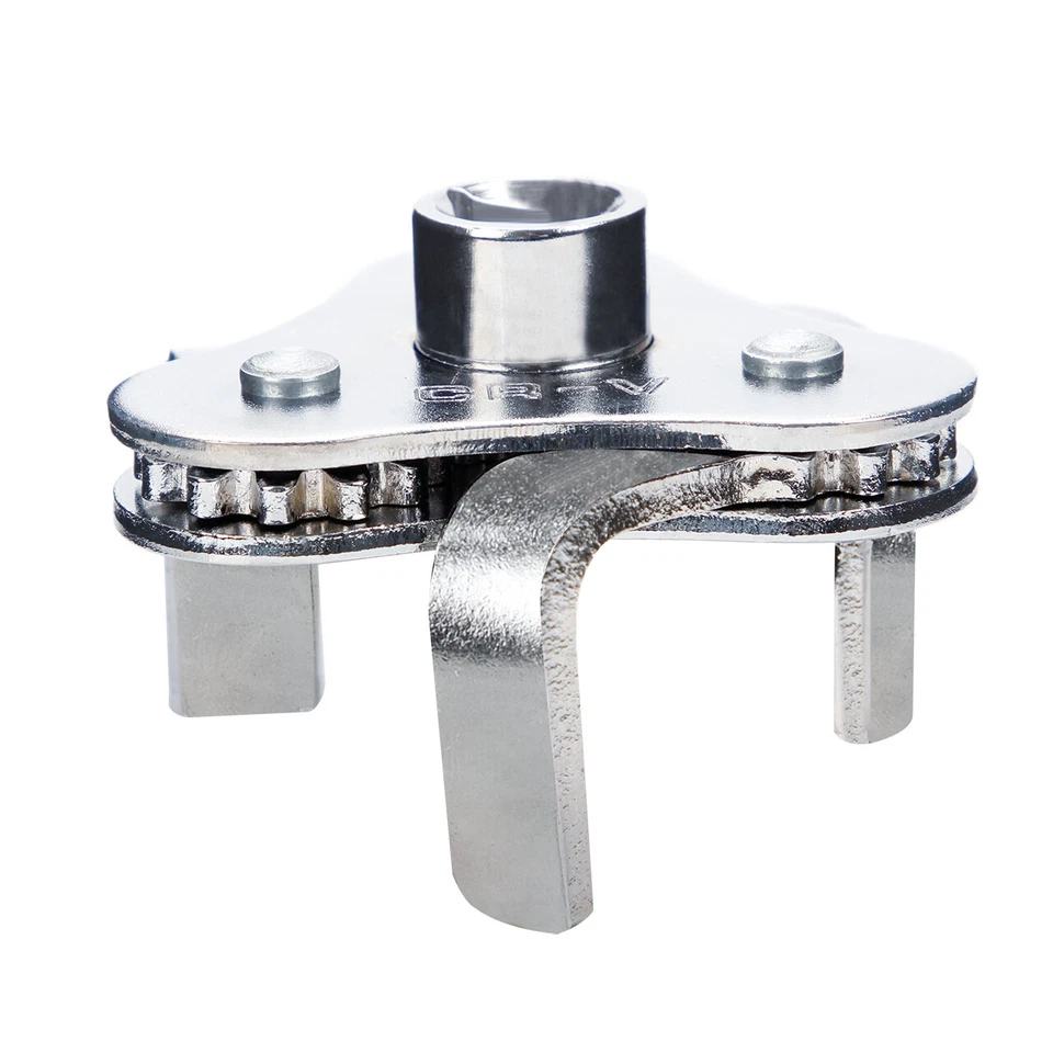 "NUEVA HERRAMIENTA DE EXTRACCIÓN DE LLAVE DE FILTRO DE ACEITE BIDIRECCIONAL UNIVERSAL DE ALTA RESISTENCIA USO 2-3/8"" A 5""" Foto 2 de 4