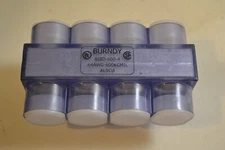 BIBD-600-4 Burndy Tap Connector, Insulated 4-Port, #4AWG-600KCMIL