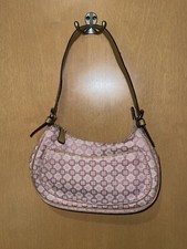 Nine West Shoulder Bag Geometric Pattern Pink Medium/Small Purse