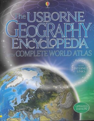Usborne Geography Encyclopedia with Complete World Atlas IL - Paperback - GOOD