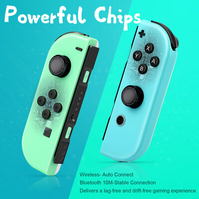2er set für Joy-Con Wireless Game Controller für Nintendo Switch - Blau+Grün New
