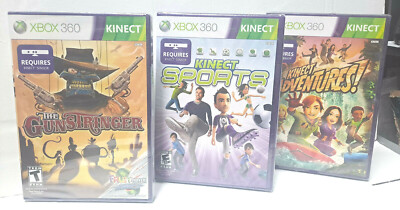   GUNSTRINGER KINECT SPORTS ADVENTURES Xbox 360 New Factory Sealed FREE Ship