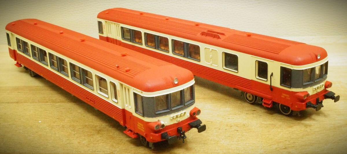 JOUEF HO AUTORAIL XBD 4737- 425 cv SNCF 2 EL. EN BOITE D'ORIGINE REF