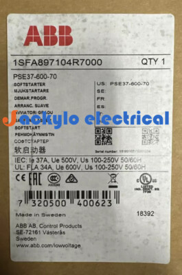 PSE37-600-70 1PCS ABB New  Brand Soft Starter Fast delivery with warranty