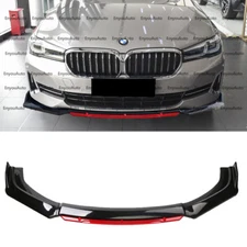 For BMW 320i 328i 330i Series Front Bumper Lip Spoiler Splitter Glossy Black Red