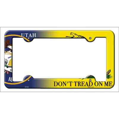 Utah Dont Tread Novelty Metal License Plate Frame