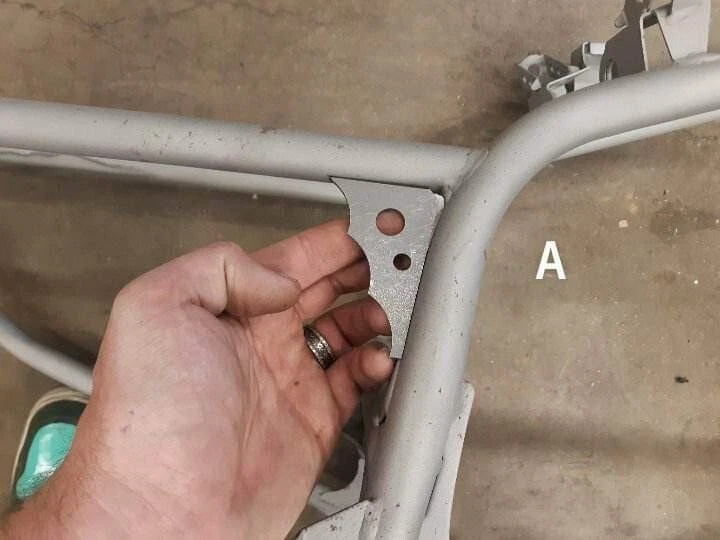 Raptor and Warrior 350 Frame Gusset Kit Yamaha Gussets DRW / HPM - Image 4 of 4