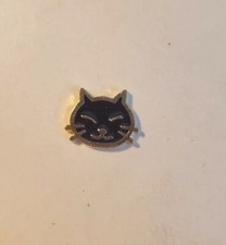 Happy Black Cat Rimmed Face Magnetic Needle Minder Cross Stitch Embroidery