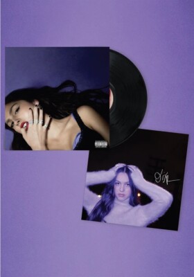 Olivia Rodrigo GUTS Signed Autograph Insert & 180g Black Vinyl
