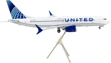 G2UAL1086 United Airlines Boeing 737 MAX 8 'Being United' N27261; Scale 1:200