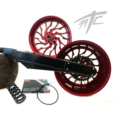 NINJA 300 OSD FAT TIRE KIT ILLUSION CHERRY HELLIAN WHEELS 06-11