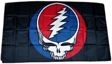 GRATEFUL DEAD 3'X5' FLAG BANNER "Full Color Both Sides" FAST SHIPPING