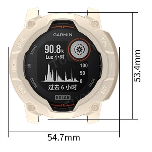 Silicone Case Protector For Garmin instinct 3 Solar 45mm/50mm Smart Watch Cover - Zdjęcie 40 z 41