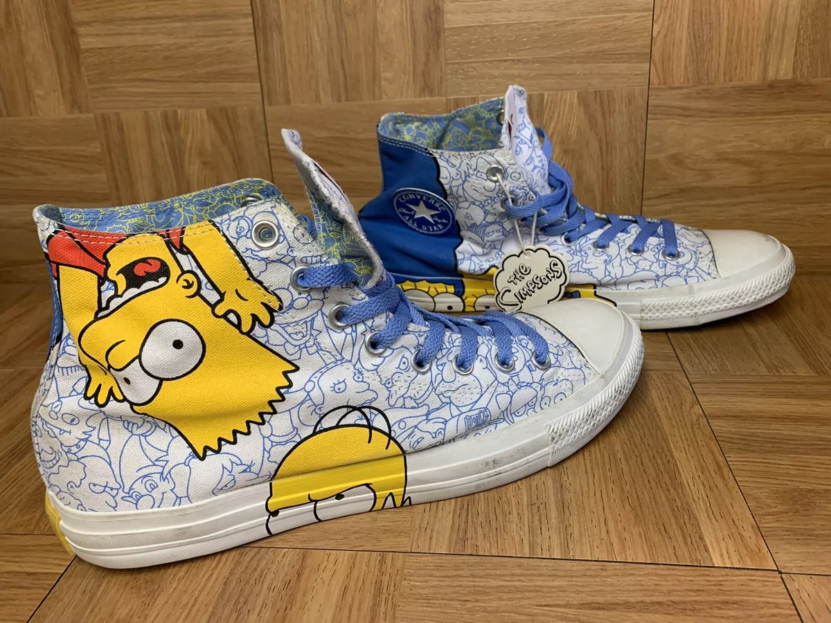 RARE🔥 Converse The Simpsons Original Chuck Taylor Sz 11 Men's Shoes All  Star