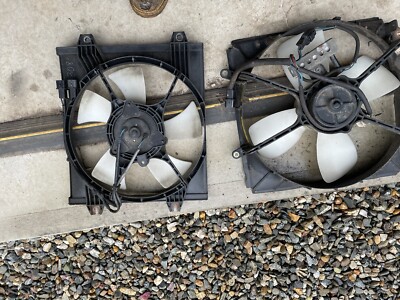 Mitsubishi 3000GT stealth radiator Fan motor Assembly Radiator fans L+R ...