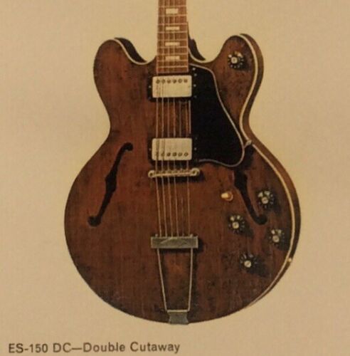 1968 Gibson ES-150 DC feuille de concessionnaire - Photo 1/2