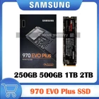 SSD Samsung 970 EVO Plus 2TB 1TB 500GB 250GB PCIe M2 2280 NVMe 3500MB/s NVMe lot
