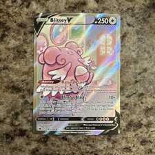 Blissey V (Alternate Full Art) 183/198 Swsh06:  Chilling Reign Holo