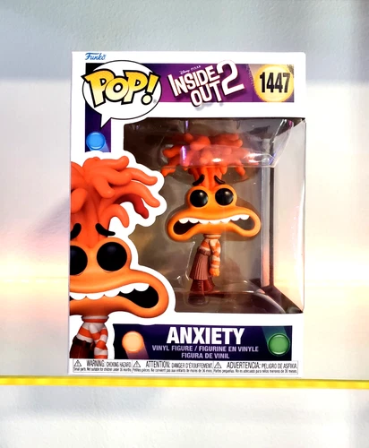 Funko Pop!: Disney Pixar - Inside Out 2: Anxiety #1447  + PROTECTOR!