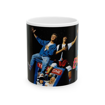Bill and Ted's Excellent Adventure Movie Coffee Cup Mug
