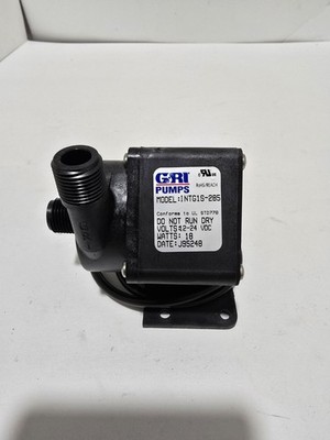 GRI DC Brushless Magnetic Drive Pump Model INTG1S-285 12-24VDC 18 Watts 3/8''