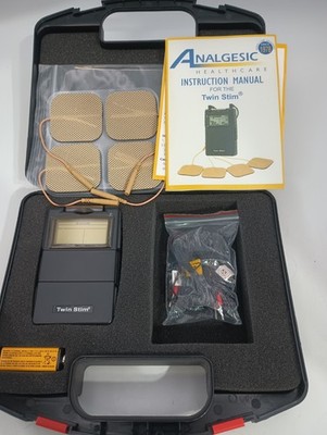 Analgesic TWIN STIM TENS & EMS Combo Unit OTC Stimulator