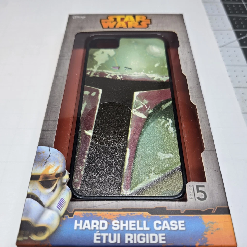 Funda rígida Star Wars Boba Fett Mandalorian para iPhone 5 nueva en caja sellada Foto 2 de 4