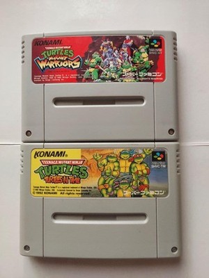 TMNT Turtles in Time Teenage Mutant Ninja Turtles Mutant Warriors Super Famicom