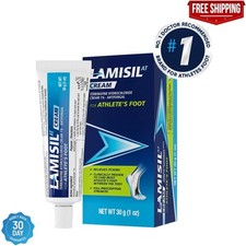 Lamisil Athlete's Foot Cream 1Oz Fast Relief Prescription Strength Fungal Tre...