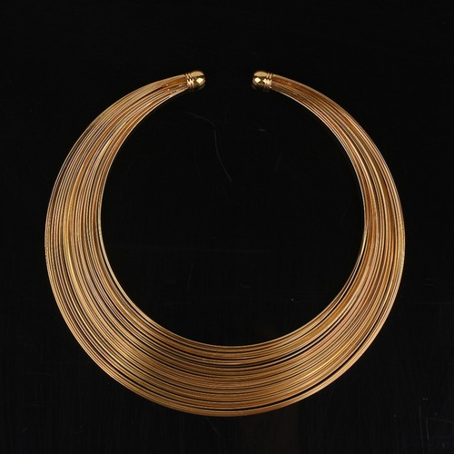 Conjunto de collar de alambre multicapa traje de joyería de boda señorita novia - Imagen 10 de 12