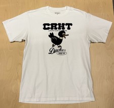 Carhartt Work In Progress WIP Ducks T Shirt White Men s Size Medium RARE L4