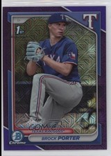 2024 Bowman Chrome Prospects Mega Box Purple Mojo Refractor Brock Porter 1u6